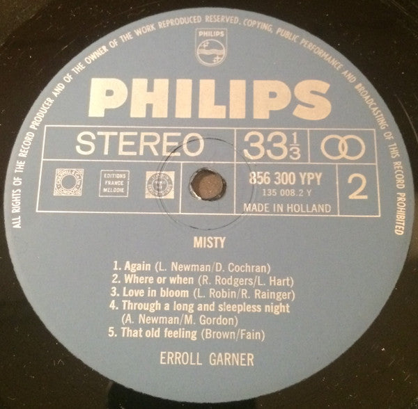 Erroll Garner : Misty (LP, Album)