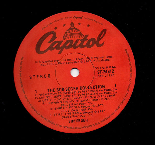 Bob Seger : The Bob Seger Collection (LP, Comp, Gat)