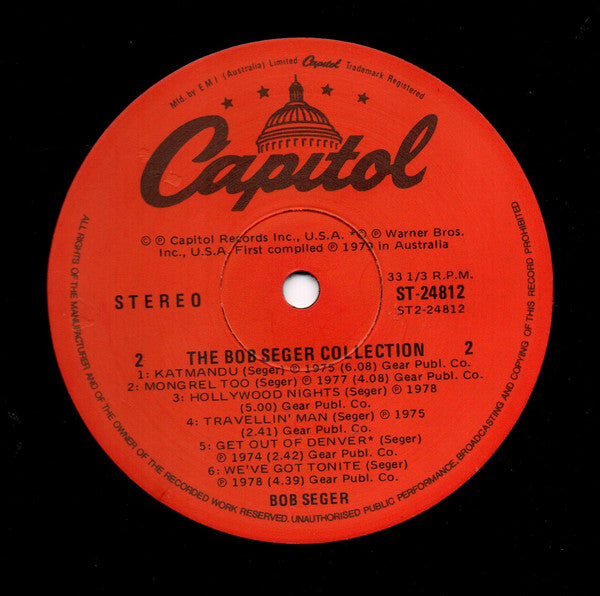 Bob Seger : The Bob Seger Collection (LP, Comp, Gat)