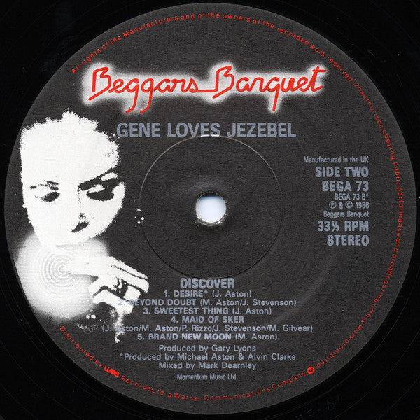 Gene Loves Jezebel : Discover / Glad To Be Alive (2xLP, Album, Ltd)