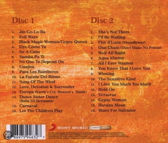 Santana : Carnaval: The Best Of Santana (2xCD, Comp)