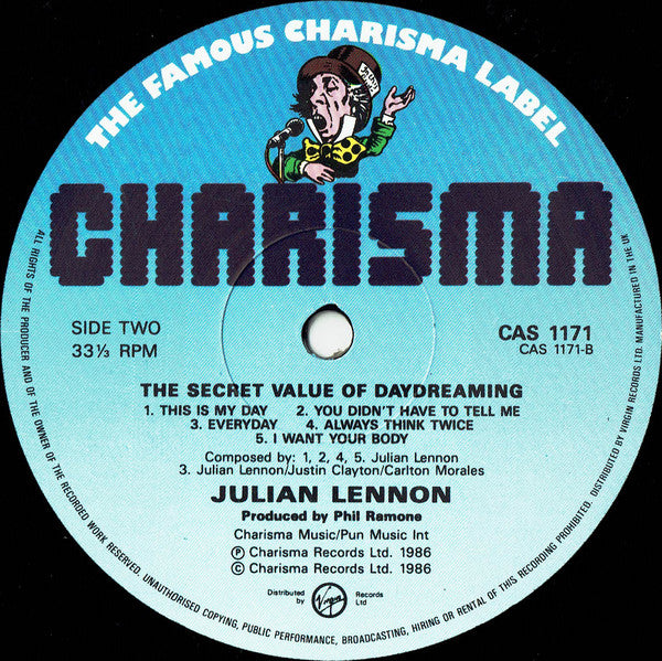 Julian Lennon : The Secret Value Of Daydreaming (LP, Album)