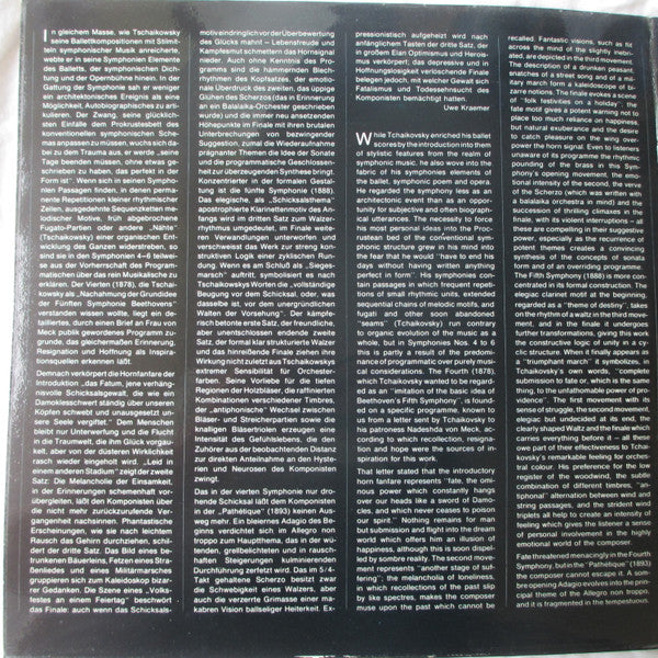 Pyotr Ilyich Tchaikovsky – Leningrad Philharmonic Orchestra, Evgeny Mravinsky : Symphonies Nos. 4 · 5 · 6 Pathétique (2xLP, Comp, Gat)