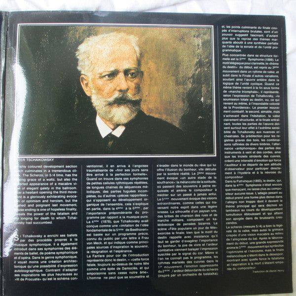Pyotr Ilyich Tchaikovsky – Leningrad Philharmonic Orchestra, Evgeny Mravinsky : Symphonies Nos. 4 · 5 · 6 Pathétique (2xLP, Comp, Gat)