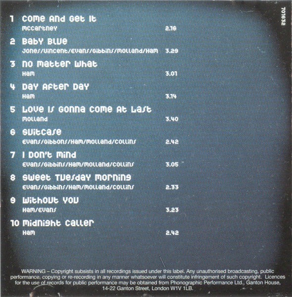 Badfinger : Come And Get It (CD, Album)