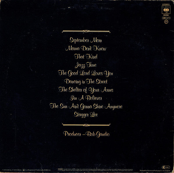 Neil Diamond : September Morn (LP, Album)