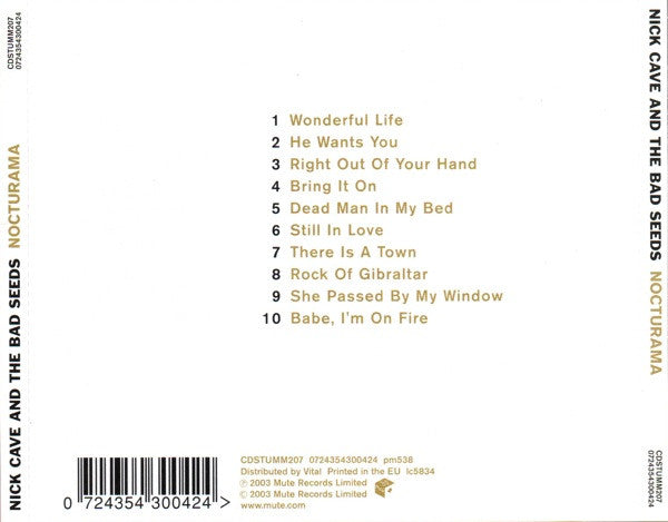 Nick Cave And The Bad Seeds* : Nocturama (CD, Album + DVD-V, NTSC, All + Ltd)