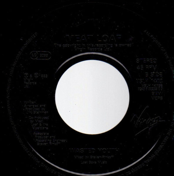 Meat Loaf : Rock And Roll Dreams Come Through / Wasted Youth (7", Single, Jukebox,  )