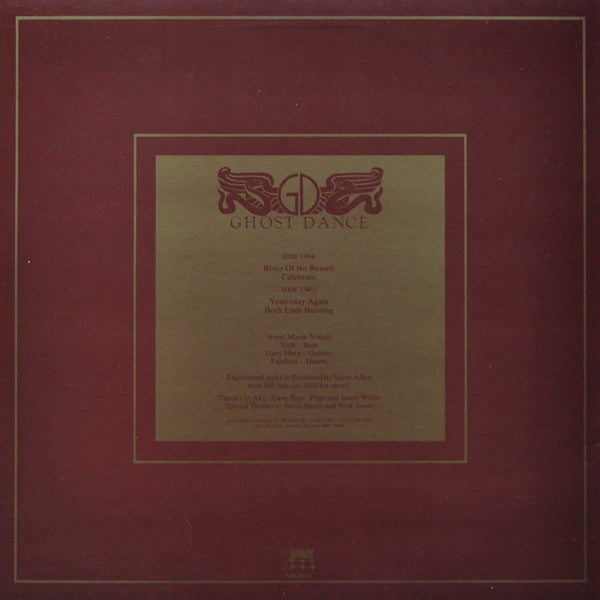 Ghost Dance : River Of No Return (12", Single)