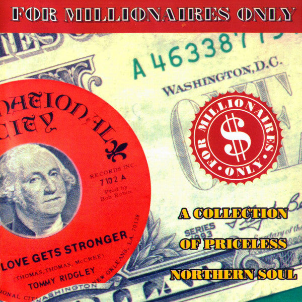 Various : For Millionaires Only (A Collection Of Priceless Northern Soul) (CD, Comp, Ltd, RM)