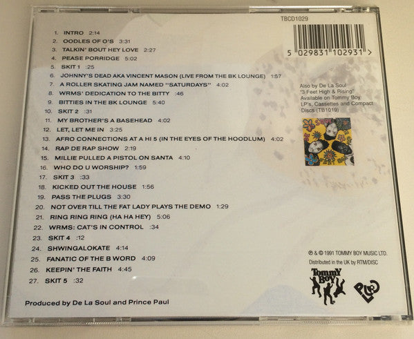 De La Soul : De La Soul Is Dead (CD, Album)
