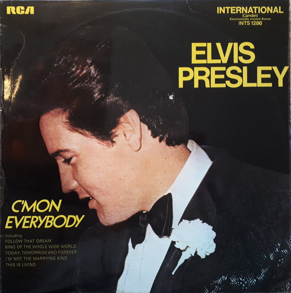 Elvis Presley : C'mon Everybody (LP, Album, Comp)