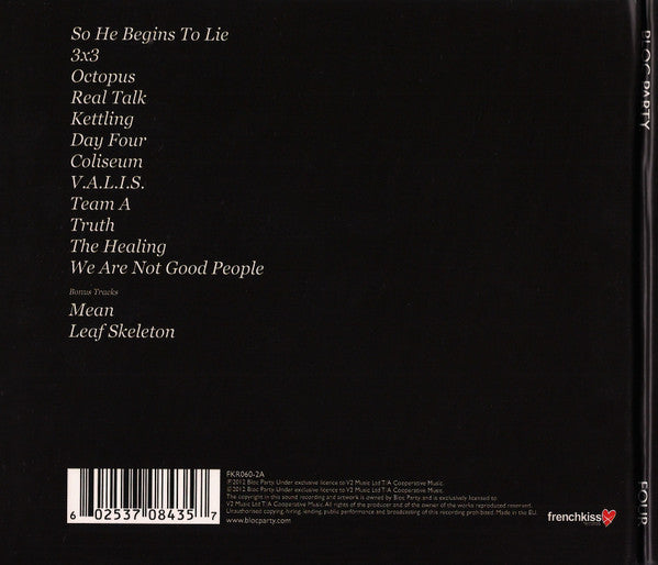 Bloc Party : Four (CD, Album, Ltd)