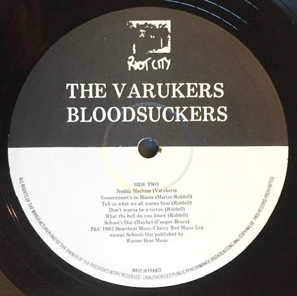 The Varukers : Bloodsuckers (LP, Album)