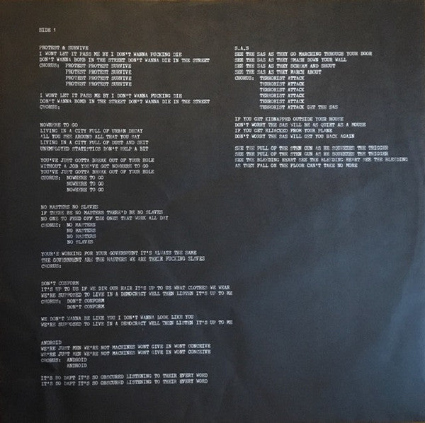 The Varukers : Bloodsuckers (LP, Album)