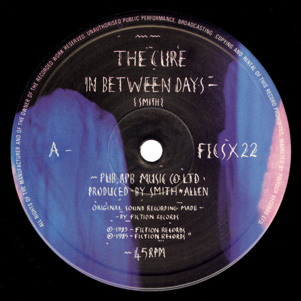 The Cure : In Between Days (12", Single)