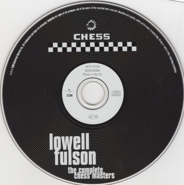 Lowell Fulson : The Complete Chess Masters (2xCD, Comp, RM)