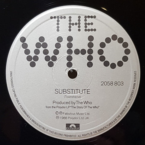 The Who : Substitute (12", Single)