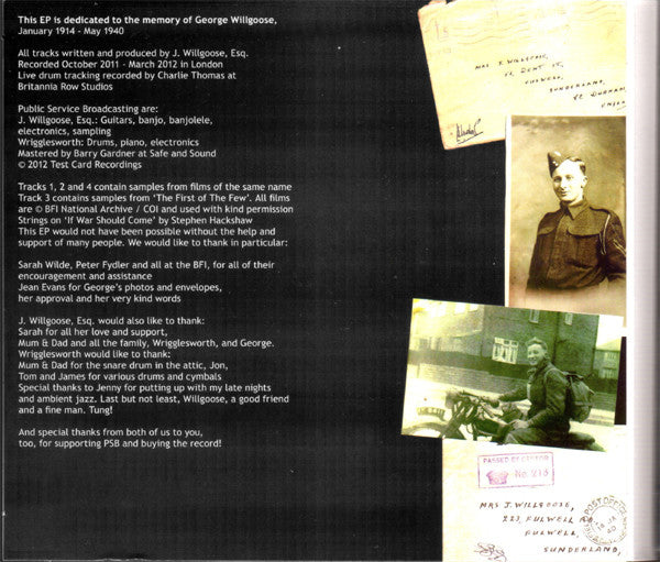 Public Service Broadcasting : The War Room (CD, EP)