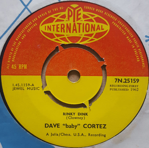 Dave "Baby" Cortez : Rinky Dink (7", Single)