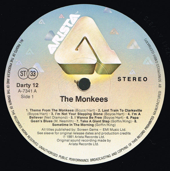 The Monkees : The Monkees (2xLP, Comp, Gat)