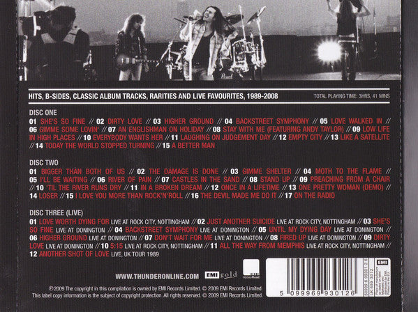 Thunder (3) : The Very Best Of Thunder (3xCD, Comp)