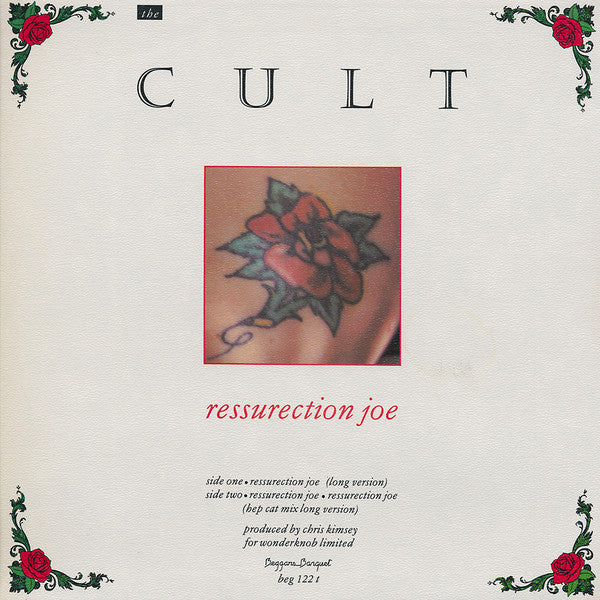 The Cult : Ressurection Joe (12", Single, Tex)