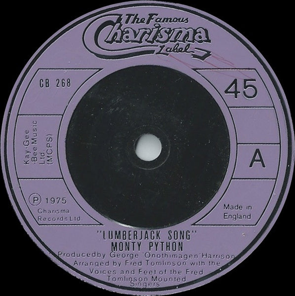 Monty Python : Lumberjack Song (7", Single)