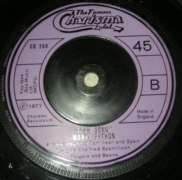 Monty Python : Lumberjack Song (7", Single)