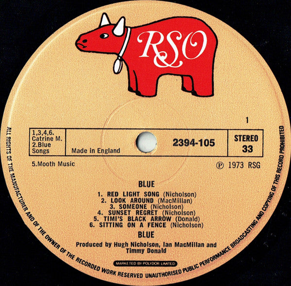 Blue (31) : Blue (LP, Album)
