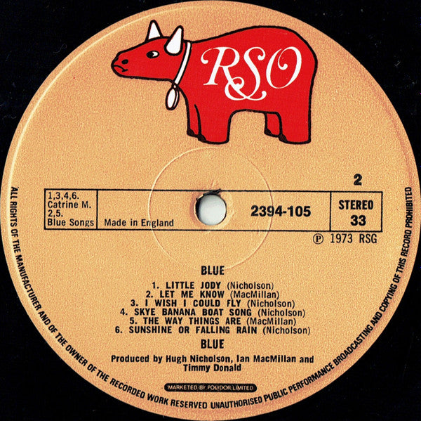 Blue (31) : Blue (LP, Album)