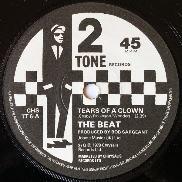 The Beat (2) : Tears Of A Clown / Ranking Full Stop (7", Single, Pap)