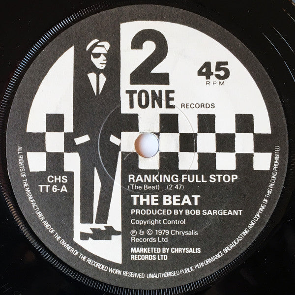 The Beat (2) : Tears Of A Clown / Ranking Full Stop (7", Single, Pap)