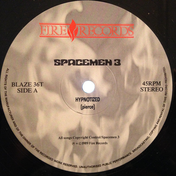 Spacemen 3 : Hypnotized / Just To See You Smile (12", Ltd)