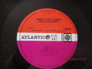 Charles Lloyd : Charles Lloyd In Europe (LP, Album)