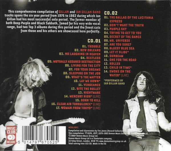 Gillan : Unchain Your Brain: The Best Of Gillan (2xCD, Comp)