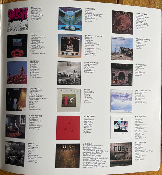 Rush - Roll the Bones Tour Programme 1991-92