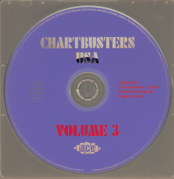 Various : Chartbusters USA Volume 3 (CD, Comp)