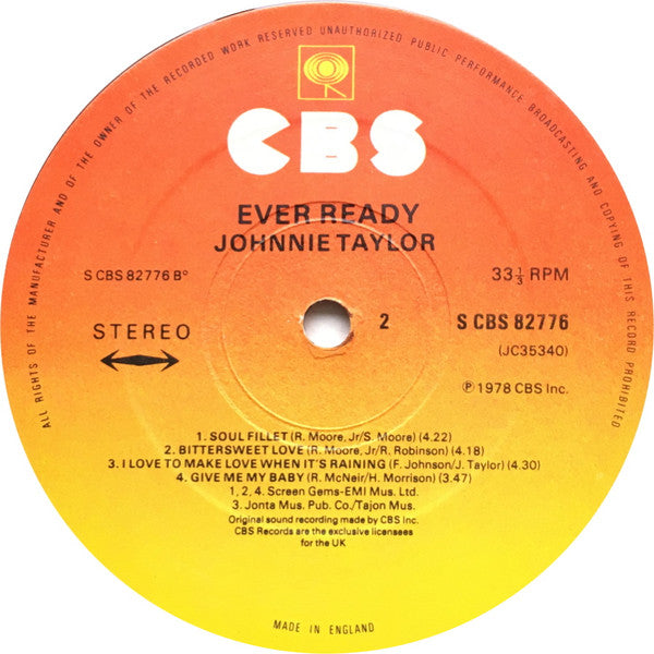 Johnnie Taylor : Ever Ready (LP, Album)