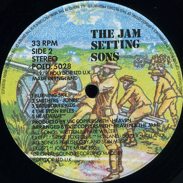 The Jam : Setting Sons (LP, Album, Emb)