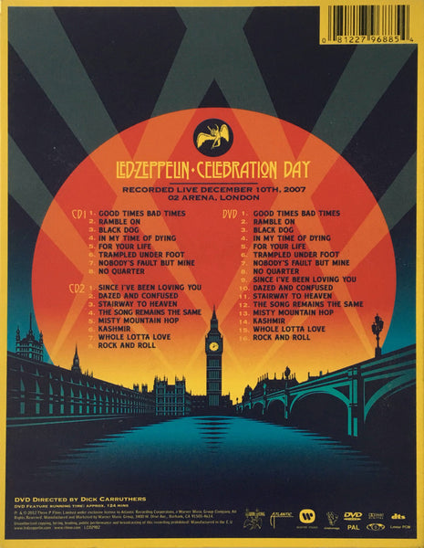 Led Zeppelin : Celebration Day (2xCD, Album + DVD-V, PAL)
