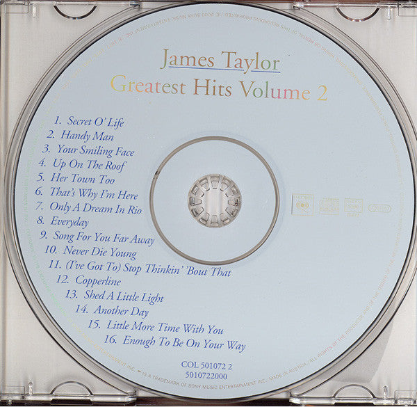 James Taylor (2) : Greatest Hits Volume 2 (CD, Comp)