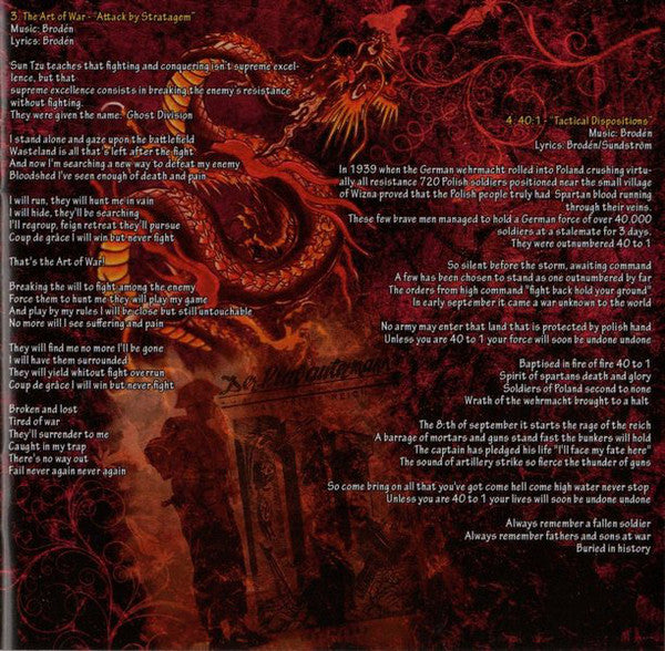 Sabaton : The Art Of War Re-Armed (CD, Album, RE)