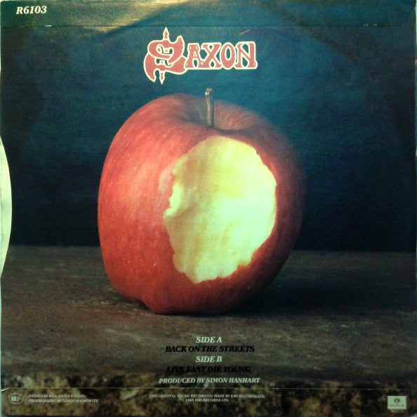 Saxon : Back On The Streets (7", Single)