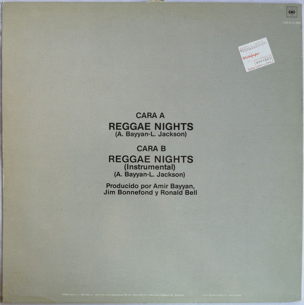 Jimmy Cliff : Reggae Nights (12", Maxi)