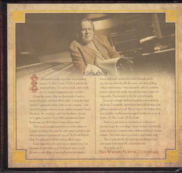 Rick Wakeman : Journey To The Centre Of The Earth (CD, Album, Ltd, Fan)