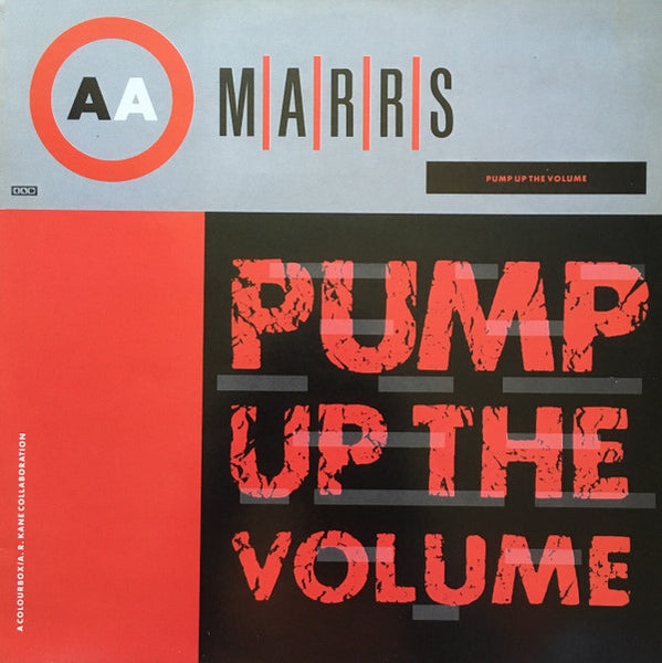 M|A|R|R|S : Pump Up The Volume (12", Maxi)
