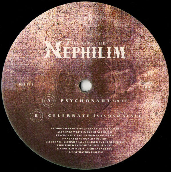 Fields Of The Nephilim : Psychonaut (12", Single)