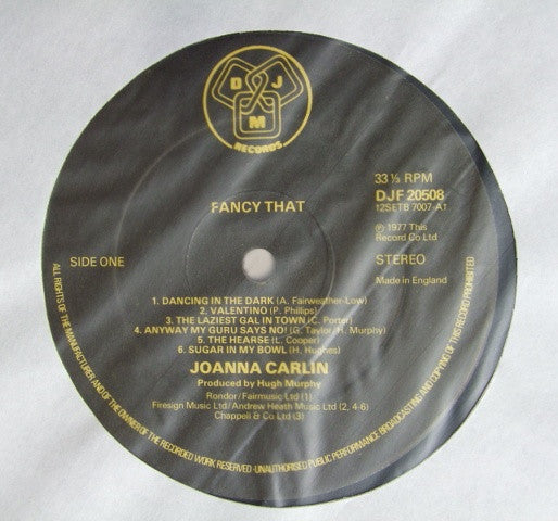 Joanna Carlin : Fancy That (LP, Album)