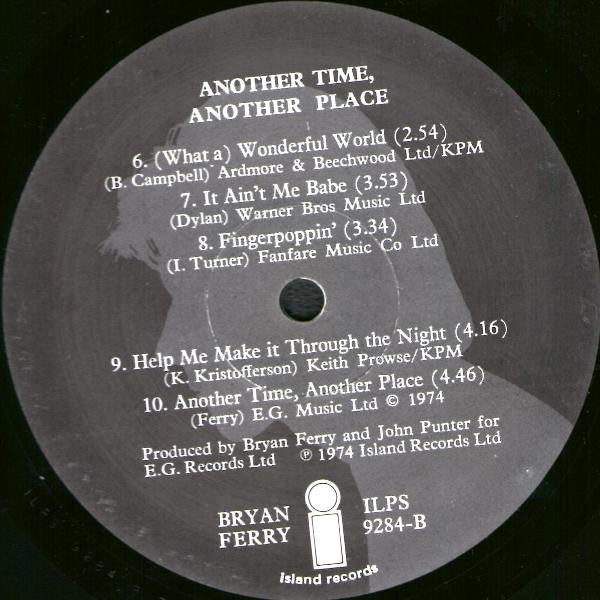Bryan Ferry : Another Time, Another Place (LP, Album, Gat)